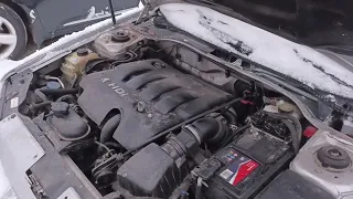 Peugeot 306 2.0 HDI 2001 cold start -11°C