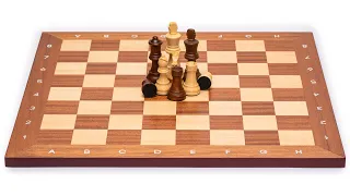 Husaria Professional Staunton Tournament Chess Board, No. 5, 18.9"