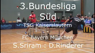 3.Bundesliga Süd | TSG Kaiserslautern - FC Bayern München | S.Sriram : D.Rinderer