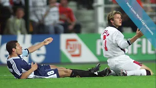 David Beckham's Red Card At 1998 World Cup. Most iconic World Cup moments.