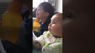 Baby reaction on tom and jerry cartoon