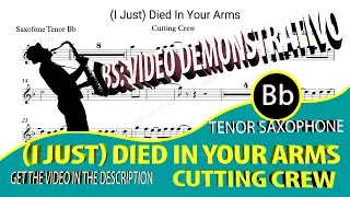 Cutting Crew - (I Just) Died In Your Arms - Tenor Sax Bb