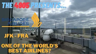 GREAT OR OVERRATED? Singapore Airlines Review; JFK-FRA : The 4905