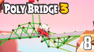 Пошла ЖАРА! 🧯 ПРУЖИНЫ! | Poly Bridge 3 | Часть 8