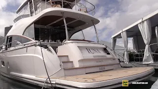 2022 Belize 66 Daybridge Luxury Yacht - Walkaround Tour - 2022 Miami Boat Show