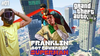 FRANKLIN GOT SUPERMAN POWERS IN GTA 5 | GTA 5 MODS | GameHaze