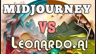 Midjourney vs Leonardo AI // Head to Head Prompt Showdown!