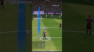 Iconic Roberto Carlos Helf Pitch Goal 🥶 || Pes Mobile 21 || #shorts