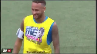 El gesto de Neymar no le gustó a nadie y fue abucheado