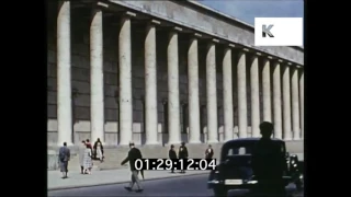 1930s Germany, Summertime in Munich, Educational Rare Colour Home Movie Footage