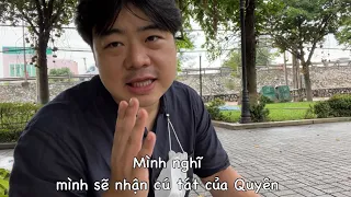 Lần đầu Quyên như vậy với mình