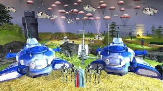 Elite Clone Paratroopers Airdrop into CIS AIRBASE! - Men of War: Star Wars Mod