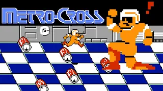 Metro-Cross (FC · Famicom) video game port | 32-round (1 loop) session 🎮