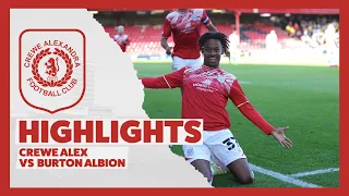 21-22 HIGHLIGHTS | Crewe Alexandra 2-0 Burton Albion