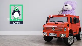 2020 Mercedes Unimog U500 Licensed 12v Battery Electric Ride On Car For Kids with Remote Control