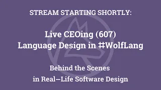 Live CEOing Ep 607: Language Design in Wolfram Language [Error Handling]