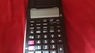 Papier bei Casio HR-8RCE wechseln