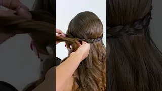 Penteado lindo e fácil para cabelo longo