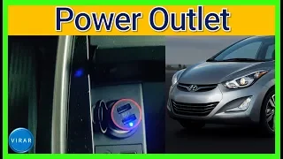 How to Fix 12V Power Outlet/Cigarette Lighter - Hyundai Elantra (2011-2016)