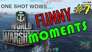 One Shot WoWS / Funny Moments #7 / Лучшие игровые приколы (Смешные моменты в играх)