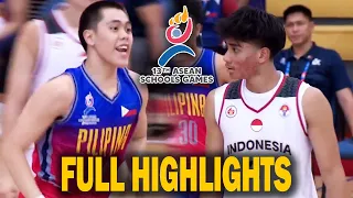 LAKAS ng INDONESIA vs PILIPINAS U18 Full Game Highlights | Asean School Games 2024