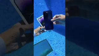 iPhone 14 Pro underwater unboxing!... || #shorts