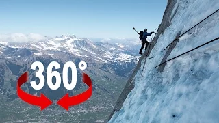 Klettern Sie mit Dani Arnold auf den Eiger I 360 Video