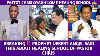 Breaking‼️uebert angel said this about healing streams of pastor chris || pastor chris oyakhilome