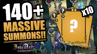 140+ MASSIVE SUMMONS!!! - Idle Arena: Evolution Legends