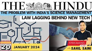 20 January 2024 | The Hindu Newspaper Analysis | UPSC IAS #thehinduanalysis
