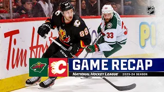 Wild @ Flames 12/5 | NHL Highlights 2023