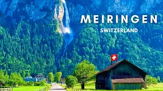 🇨🇭 Oltschibachfall _ Meiringen Switzerland , Beautiful Swiss Village 🇨🇭