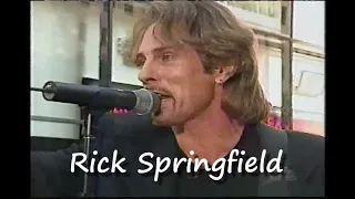 Rick Springfield 8-25-00 Today Concert Series