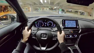 2021 Honda Accord Sport 2.0T - POV Night Drive & Final Thoughts