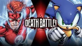 Flash vs Sonic DEATH BATTLE but I changed the music to Emerald Heroes