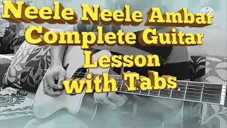 Neele Neele Ambar par | Guitar lesson | Acoustic Cover | Kalaakaar