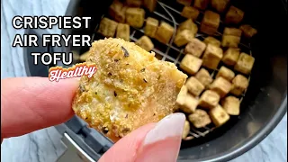 Quick & Healthy Crispy Air Fryer Tofu | FULL Recipe |