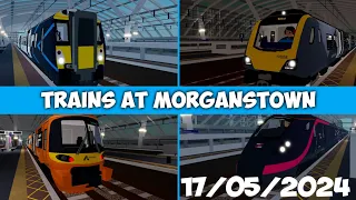 Trains At Morganstown 17/05/2024 - SCR Trainspotting - Roblox Stepford County Railway