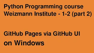 Python Programming course 2024.12 part 2