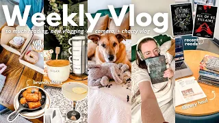 reading 3 books, new vlog camera, real housewives chat, + more! | WEEKLY VLOG