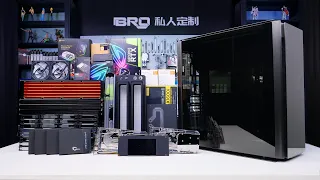 「BRO」4K TRIPLE KILL🔪🔪🔪  CORSAIR 1000D With 34 Unit Fan WITH AMD 3990X PC BUILD 海盗船1000D AMD#pcbuild