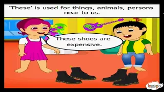 Let's Learn the Use of These and Those - Grammar for kids - English