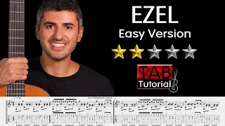 EZEL "Eyşan Unutamiyorum" (Easy Version) | Classical Guitar Tutorial + Sheet & Tab