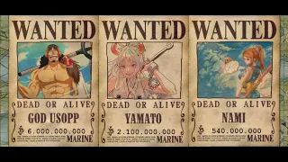 Predicting last bounties Straw Hat Pirates - FINAL ONE PIECE