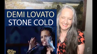 Voice Teacher Reacts to Demi Lovato  - Stone Cold (Live at Billboard's Women In Music)