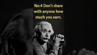 Albert Einstein's 5 Things You Should Never Share With Anyone #quotes #motivationalquotes  #shorts