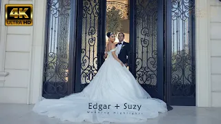 Edgar + Suzy's Wedding 4K UHD Highlights at Aurora hall and st Marys Church