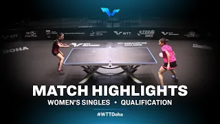 Yu Mengyu vs Liu Hsing Yin | WTT Contender Doha 2021 | Women's Singles | QUAL Highlights