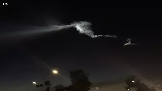 Мистическое свечение в небе над Лос-Анджелесом