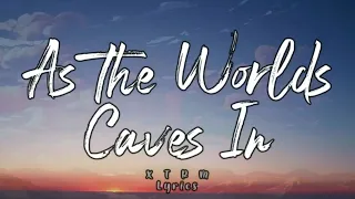 Sarah Cothran - As The World Caves In (Lyrics/1 HOUR LOOP)